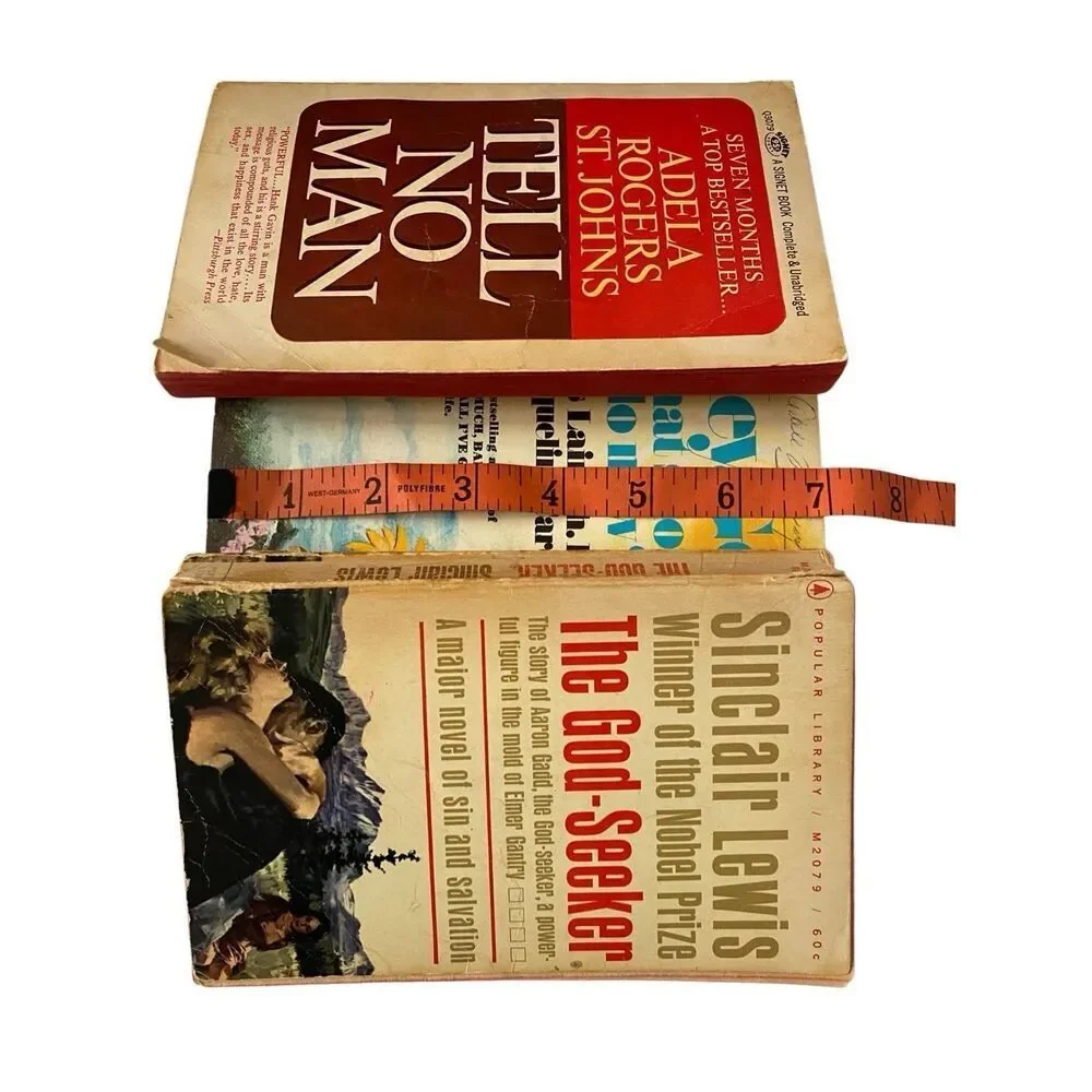Lot of 3 The God Seeker Tell No Man Paperback Books Religious